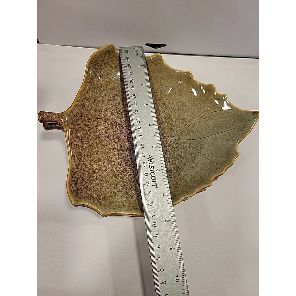Dine By HDDESIGNS SET 2 Leaf Plates